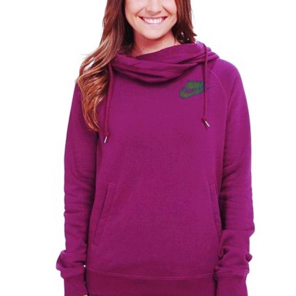 Nike Funnel Neck Pullover Sweatshirt Sweater Medium M - Picture 1 of 7